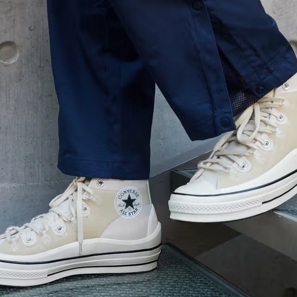 Converse Shoes - Converse x Kim Jones Chuck 70 Sneakers Utility Wave Hi Natural Ivory Size 7.5